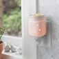 Preview: MASON JAR Home sweet Home Duftlampe für die Steckdose weiß Porzellan elektrisch